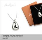 Andy C Pendant with snake chain
